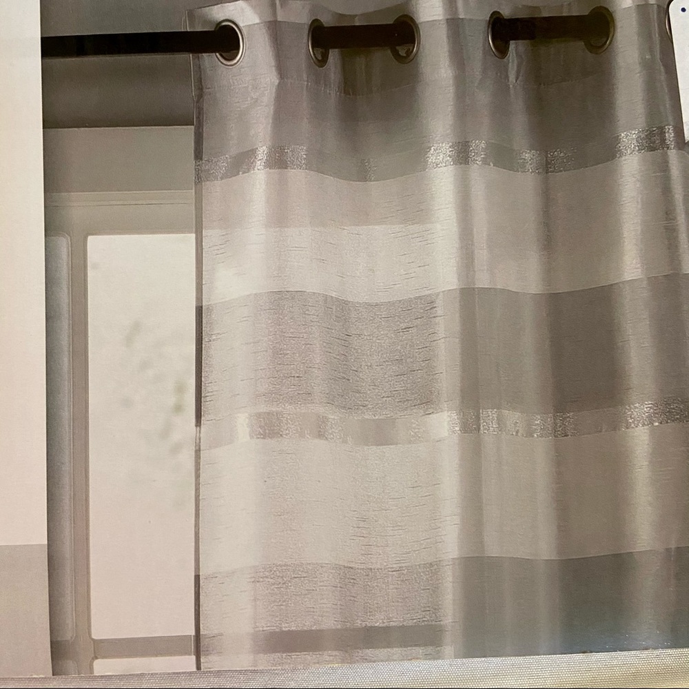 ✨NWT Maison Home Metallic Accent Window Panels